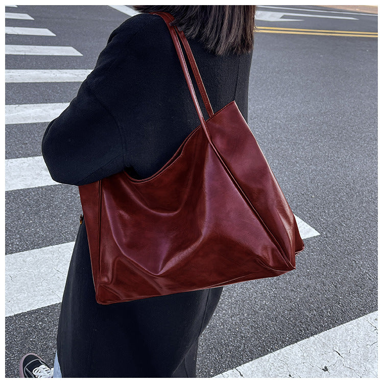 Vintage Large Capacity Shoulder Bag