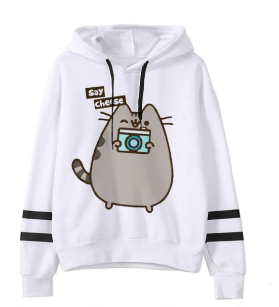 Loose Fleece Casual Hoodie