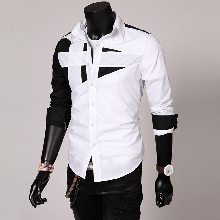 Long Sleeve Monochrome Shirt