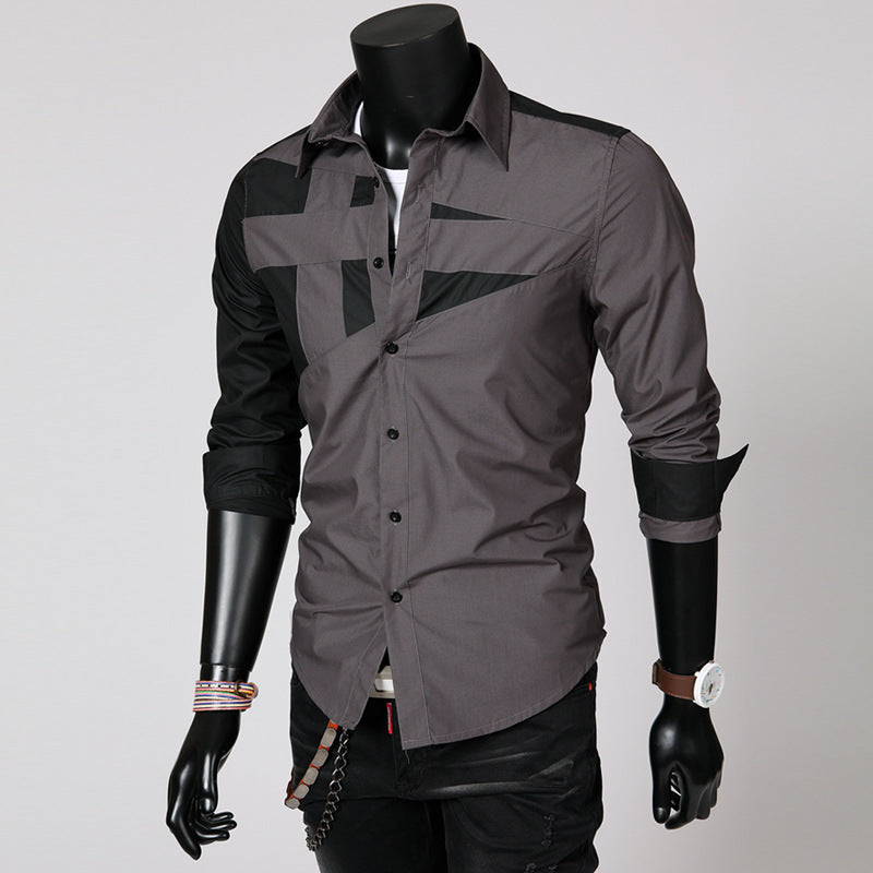 Long Sleeve Monochrome Shirt