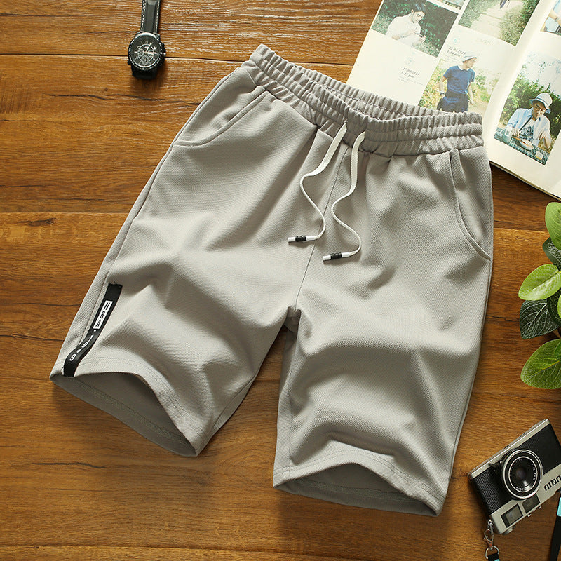 Trendy Loose Sports Ice Silk Quick-drying Shorts