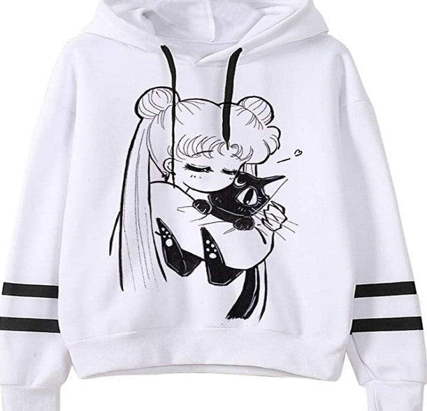 Loose Fleece Casual Hoodie