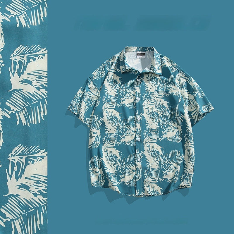 Hawaiian Printed Short Sleeve Shirt