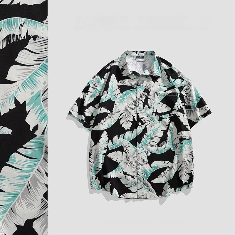 Hawaiian Printed Short Sleeve Shirt
