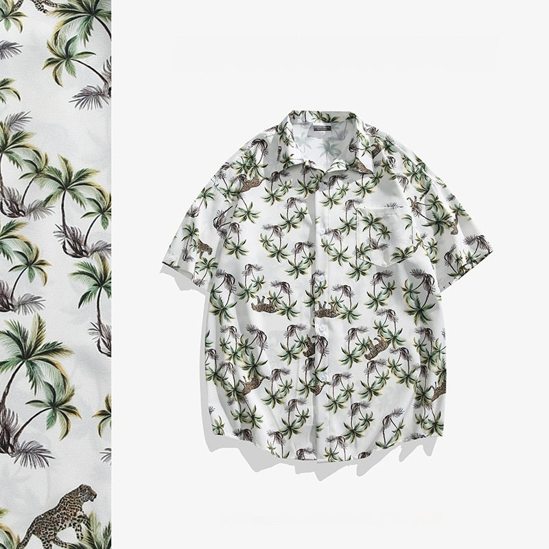 Hawaiian Printed Short Sleeve Shirt