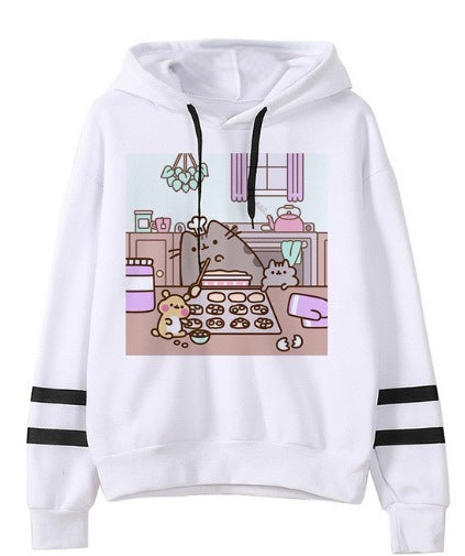 Loose Fleece Casual Hoodie