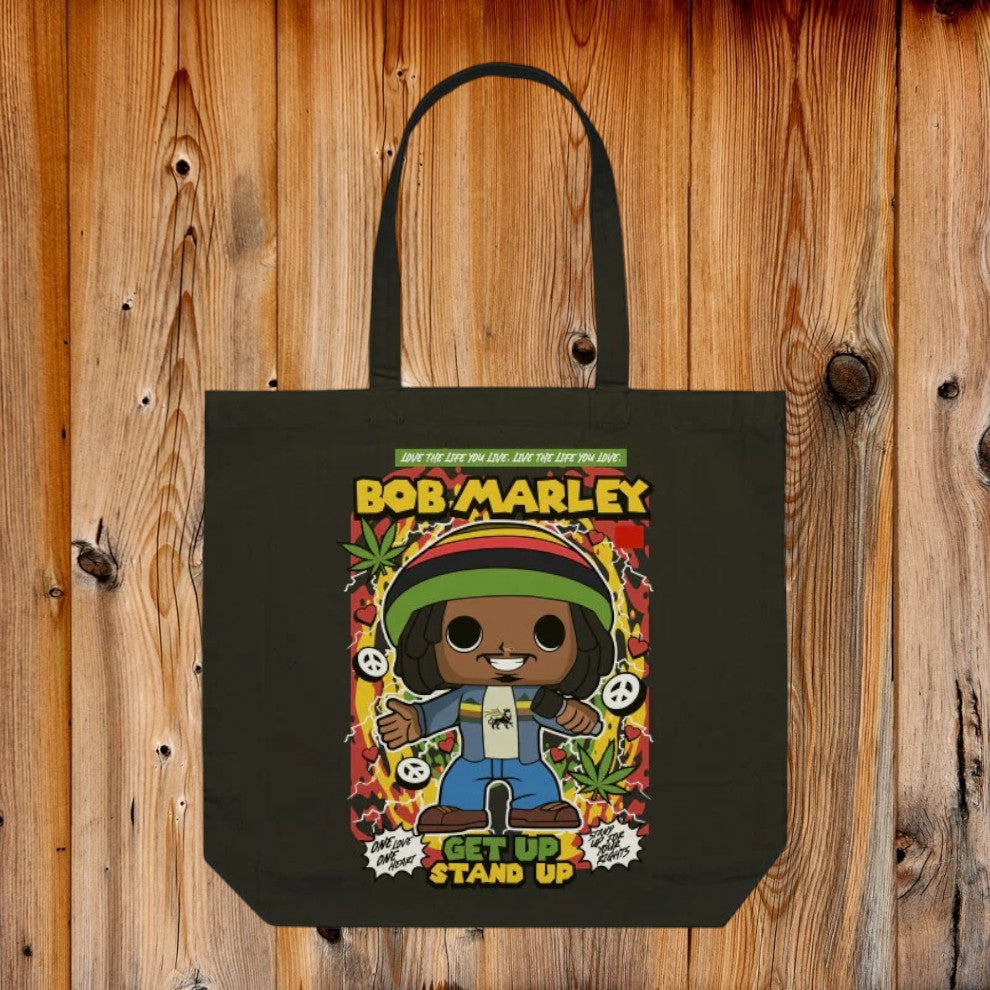 Bob Marley Get Up Stand Up Tote Bag