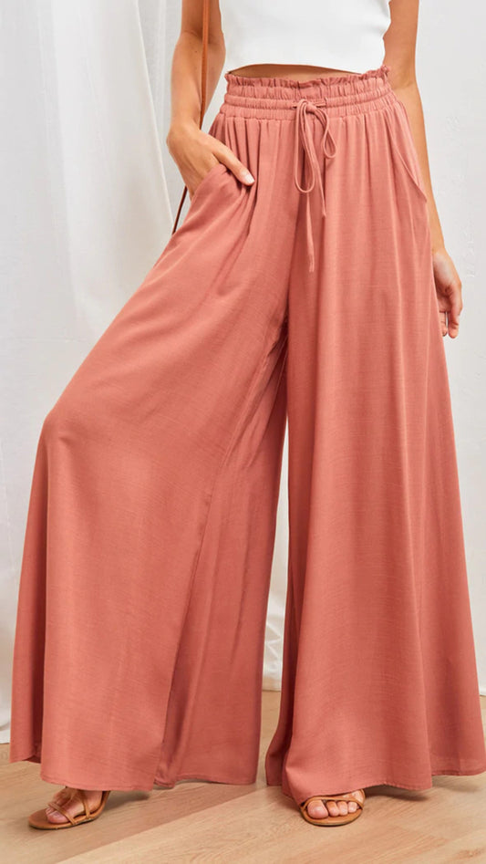 Wide Leg Loose Comfy Lounge Pants with Pockets