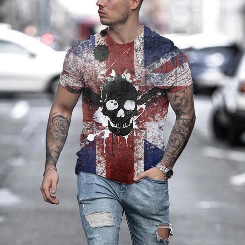 Printed 3D Short Sleeve T-Shirt