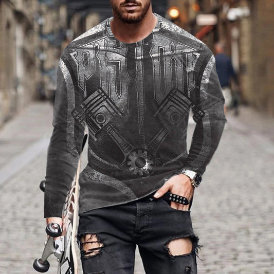 Long-sleeved Trendy T-Shirt