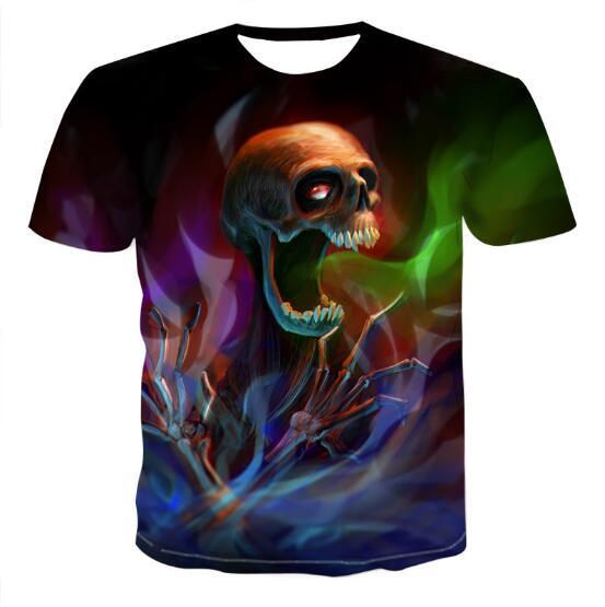 3D Printed Skull T- Shirts