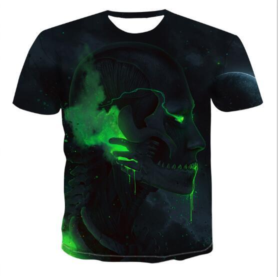 3D Printed Skull T- Shirts