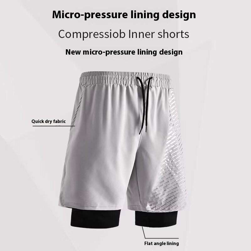 Lightweight Ice Silk Quick-drying Sports Shorts