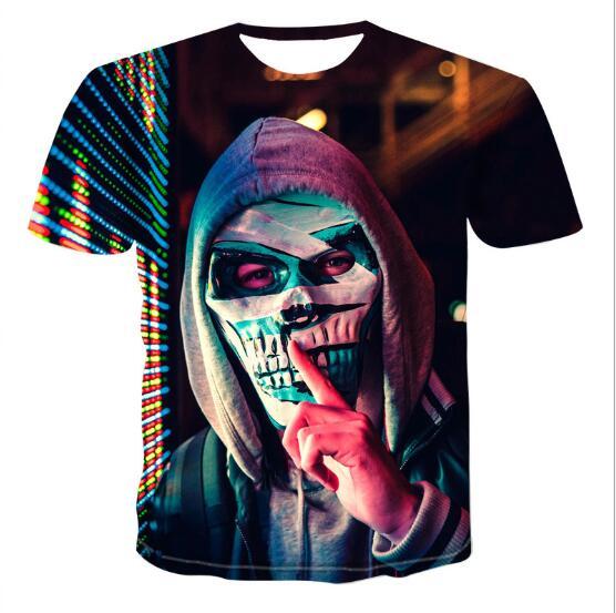 3D Printed Skull T- Shirts