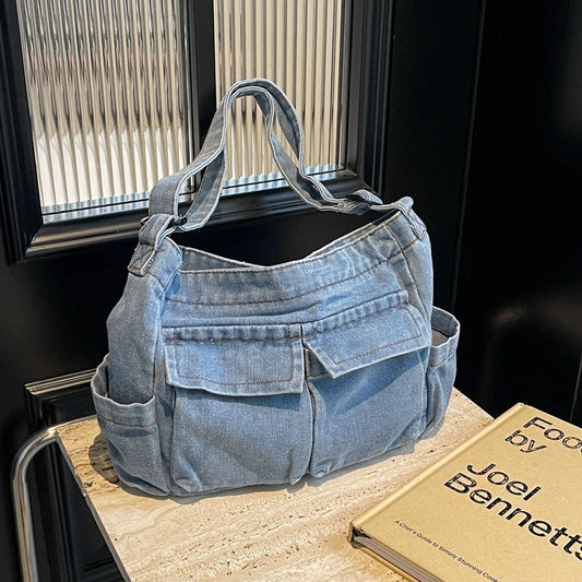 Casual All-match Denim Crossbody Bag