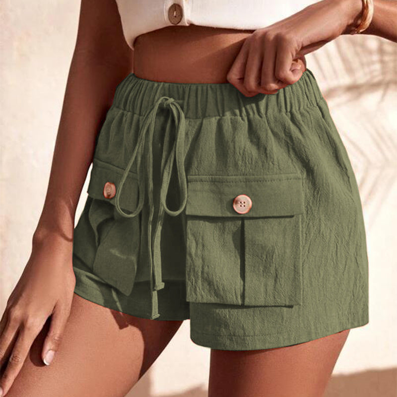 Casual Cargo Shorts with Pockets