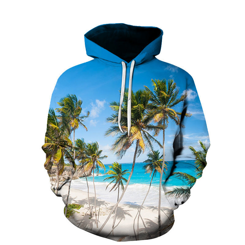 Beach & Leaf Casual Hoodies