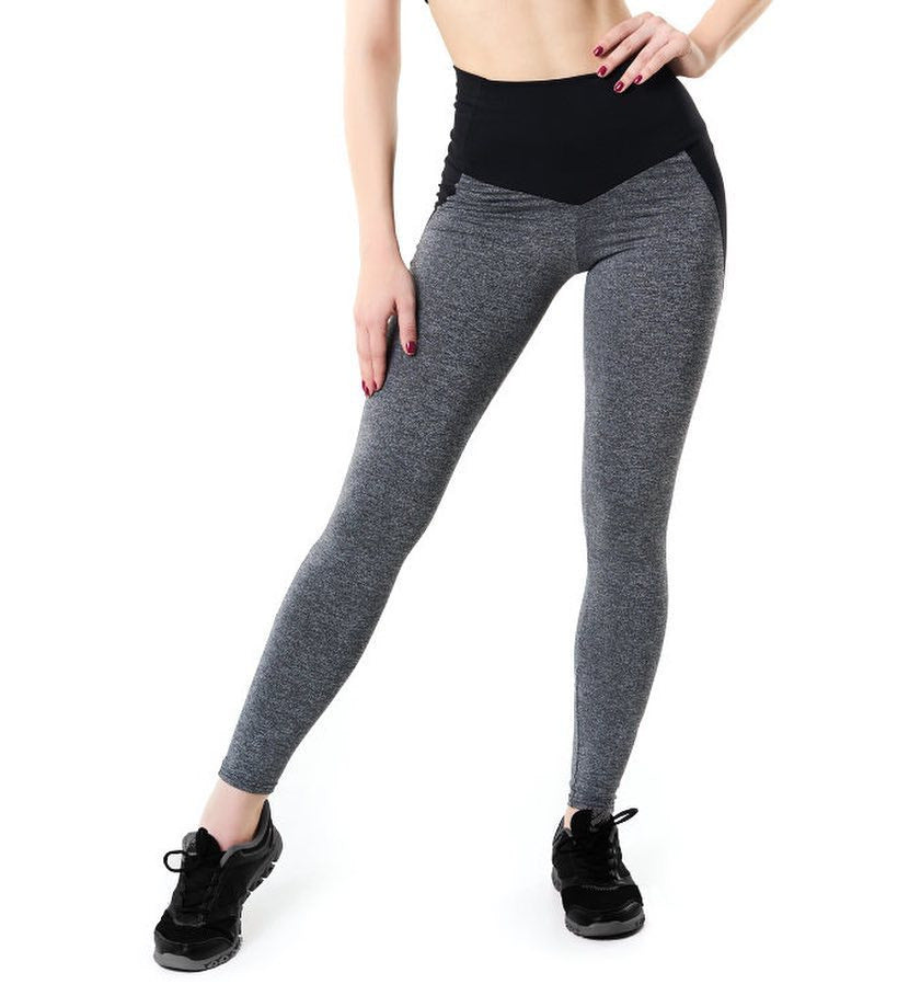 Contrast Color Stitch Hip-Lifting Slim-Fitting Sports Running Fitness Yoga Leggings