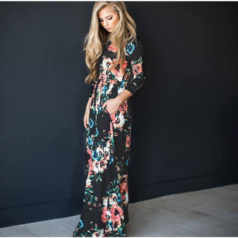 Printed Party Gown