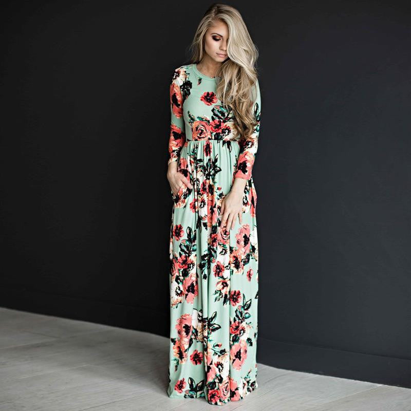 Printed Party Gown