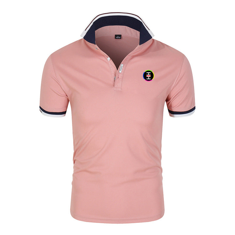 Solid Color Polo T-Shirt