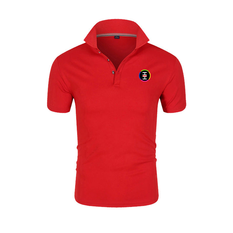 Solid Color Polo T-Shirt