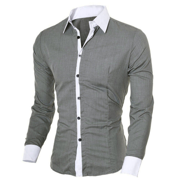 Casual Long Sleeve Slim Fit Shirt