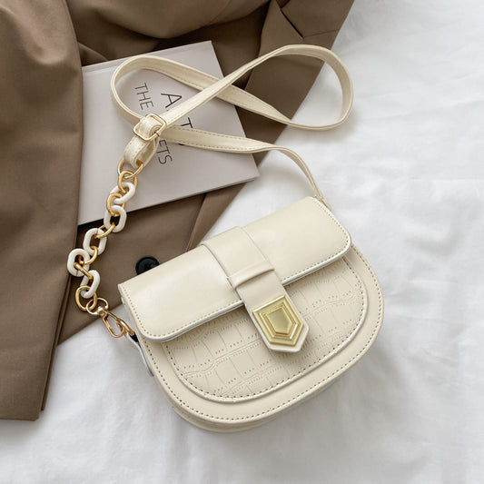 Trendy Small Saddle Bag