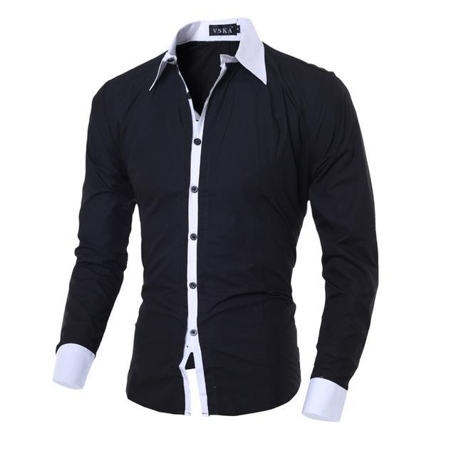 Casual Long Sleeve Slim Fit Shirt