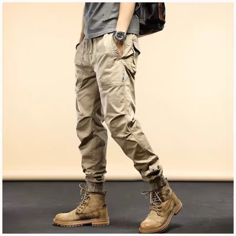 Loose Casual Ankle-tied Pants