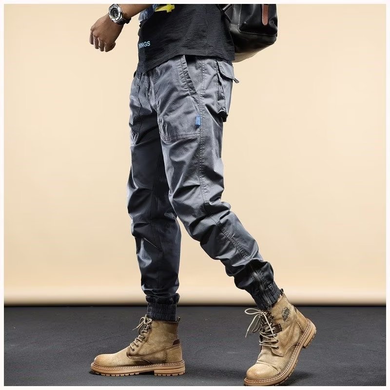 Loose Casual Ankle-tied Pants