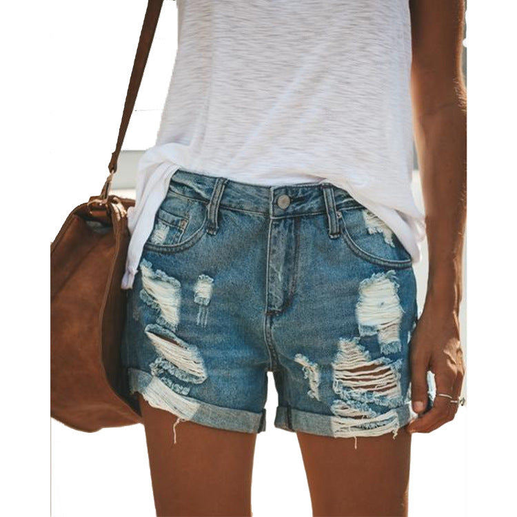 Denim Shorts Ripped