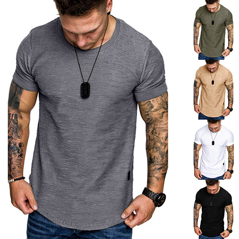 Loose Round Neck Short Sleeve T-Shirt