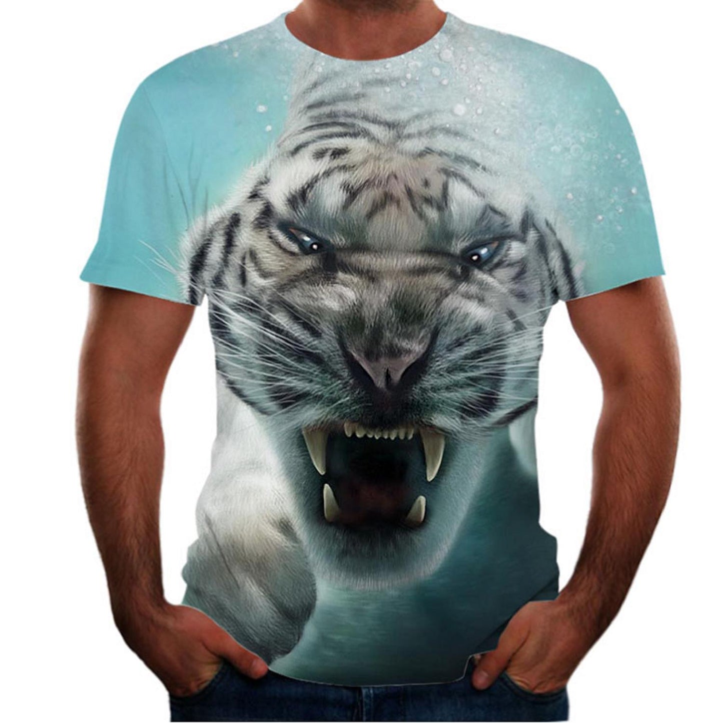 Animal Print 3D T-Shirt