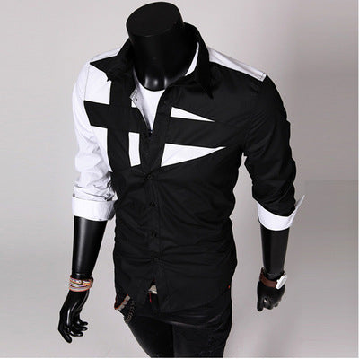 Long Sleeve Monochrome Shirt