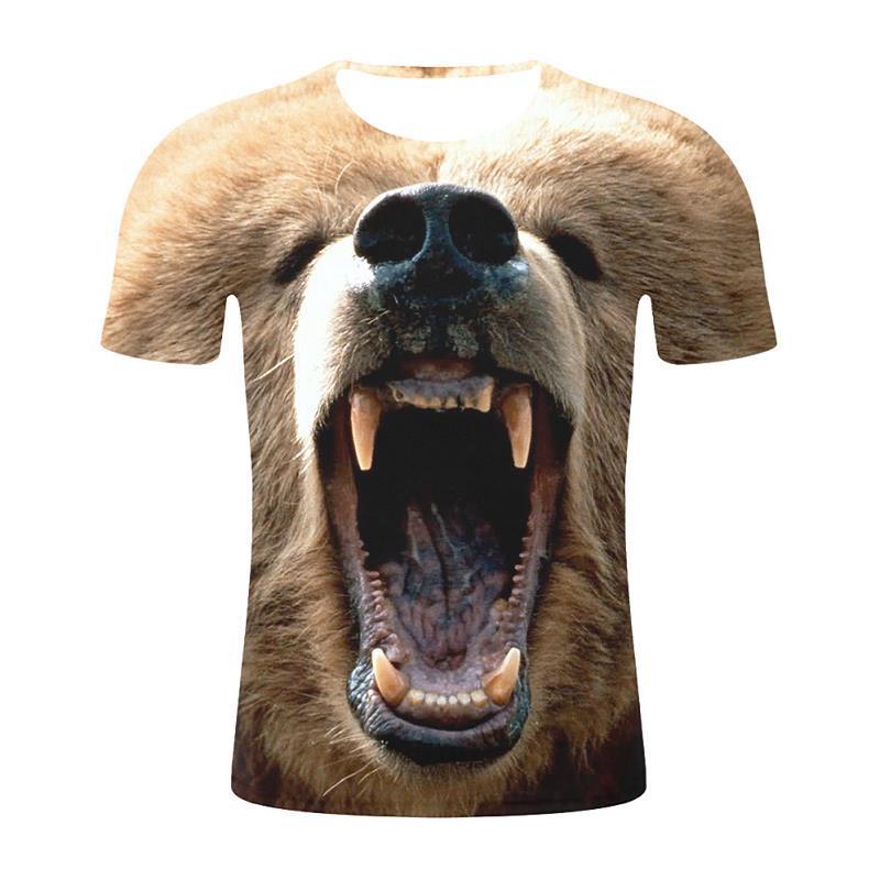 Animal Print 3D T-Shirt