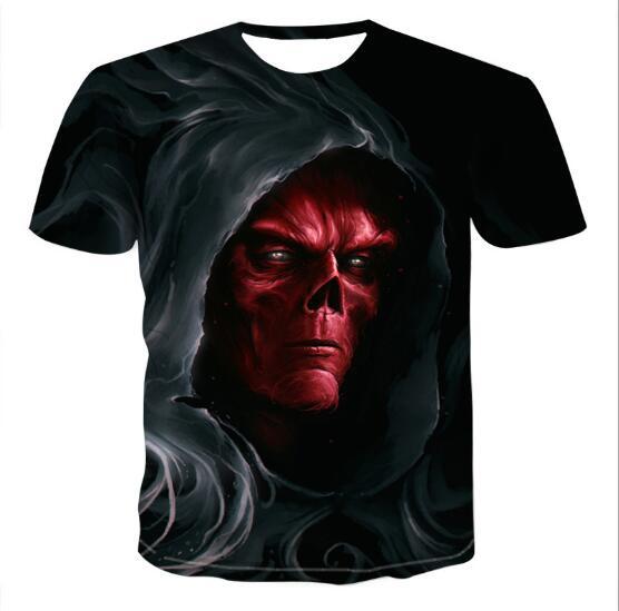 3D Printed Skull T- Shirts