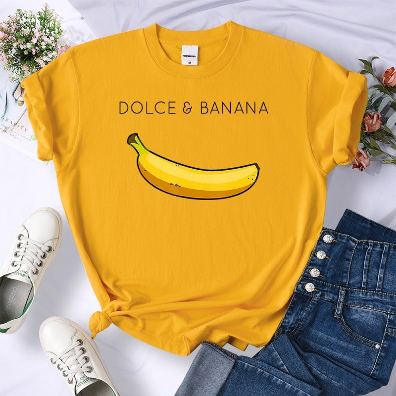 Dolce Banana Anime Printed T-Shirt