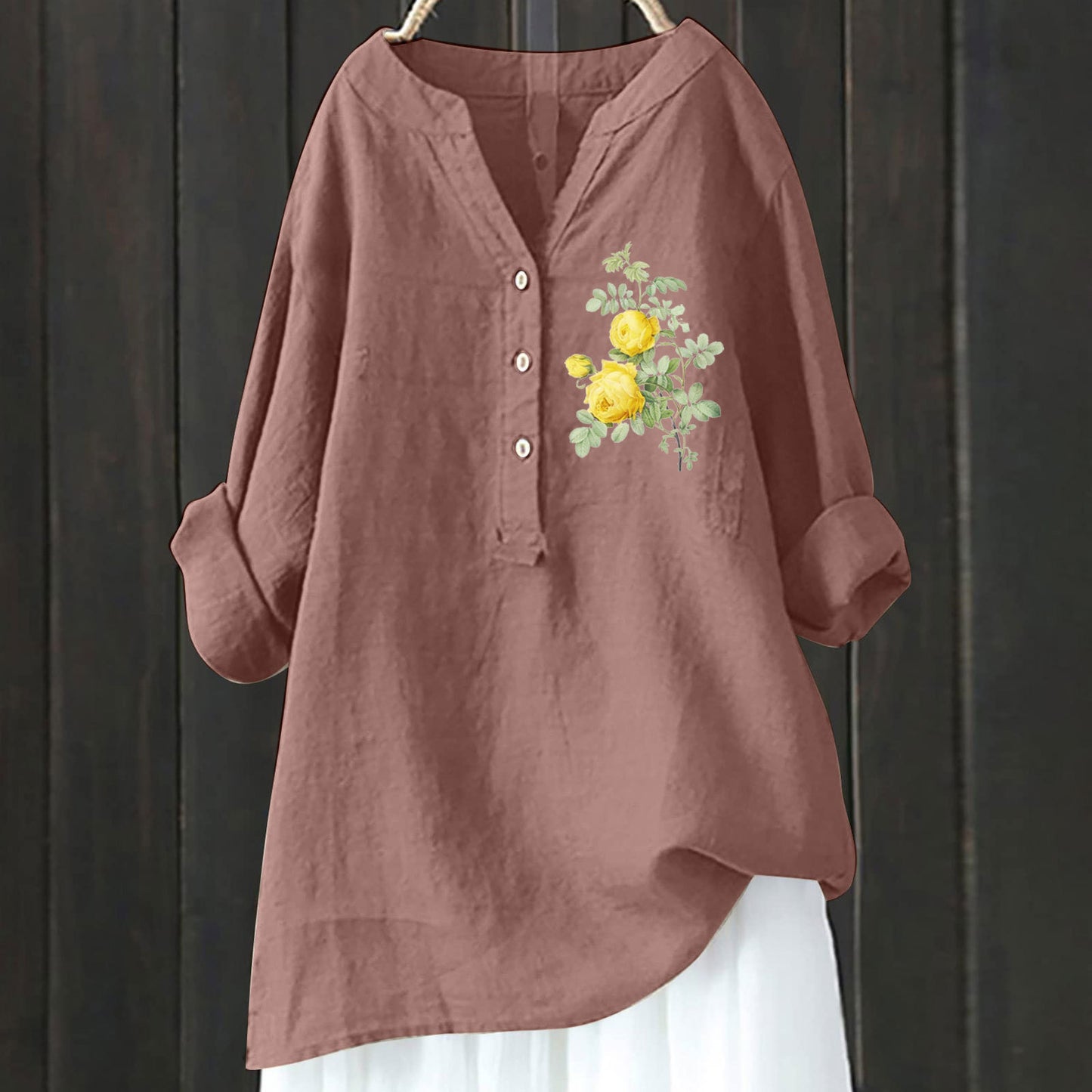 Bamboo Linen Comfort Long Top