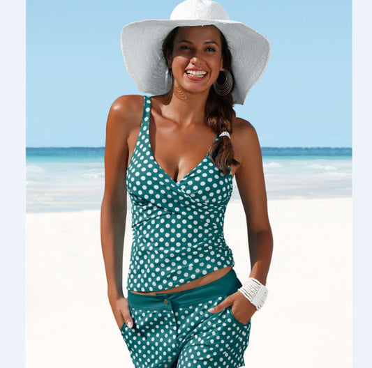 Polka Dot Split Swimwear