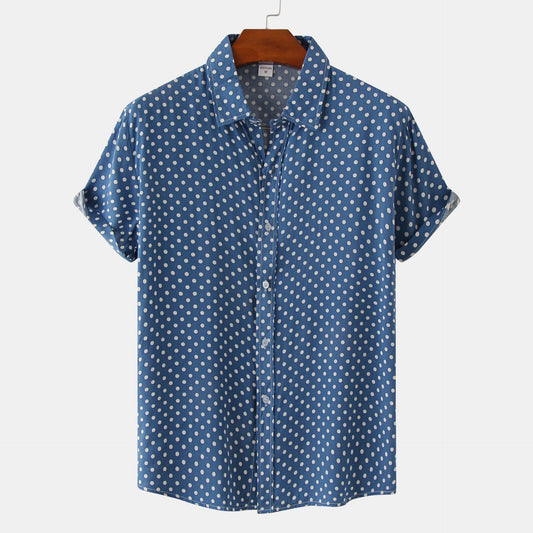 Polka Dot Cotton Shirt