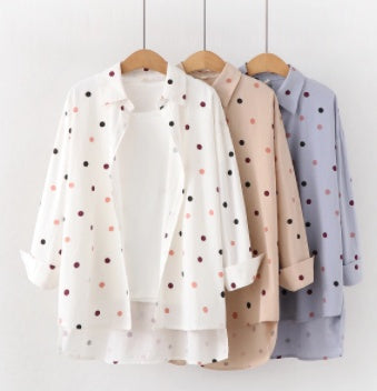 Polka Dot Print Shirt