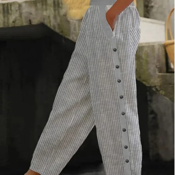 Striped Loose Comfortable Outdoor Pants