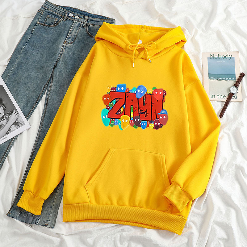 Printed Letter Hoodie