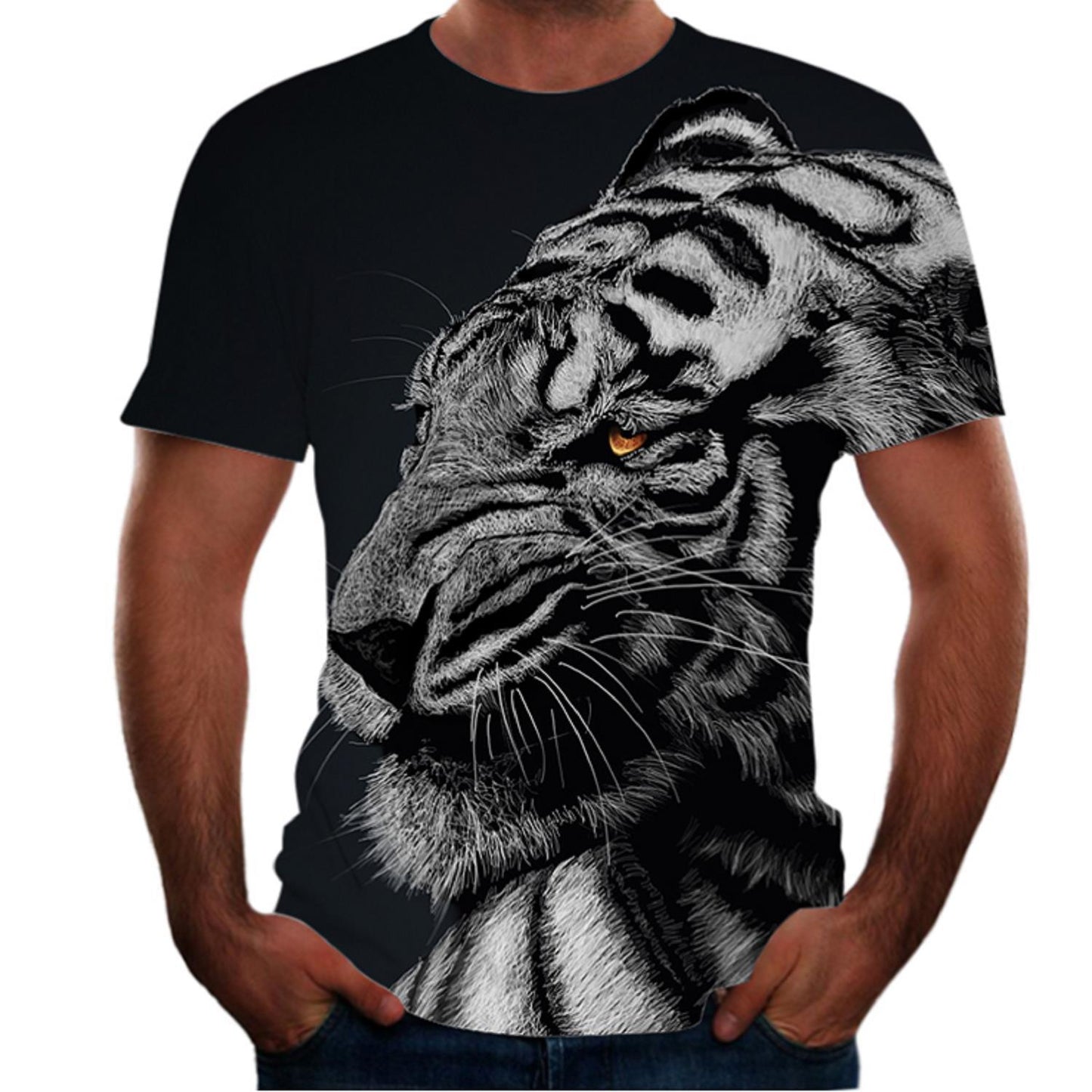 Animal Print 3D T-Shirt