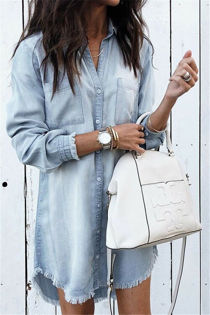 Denim T-Shirt Dress