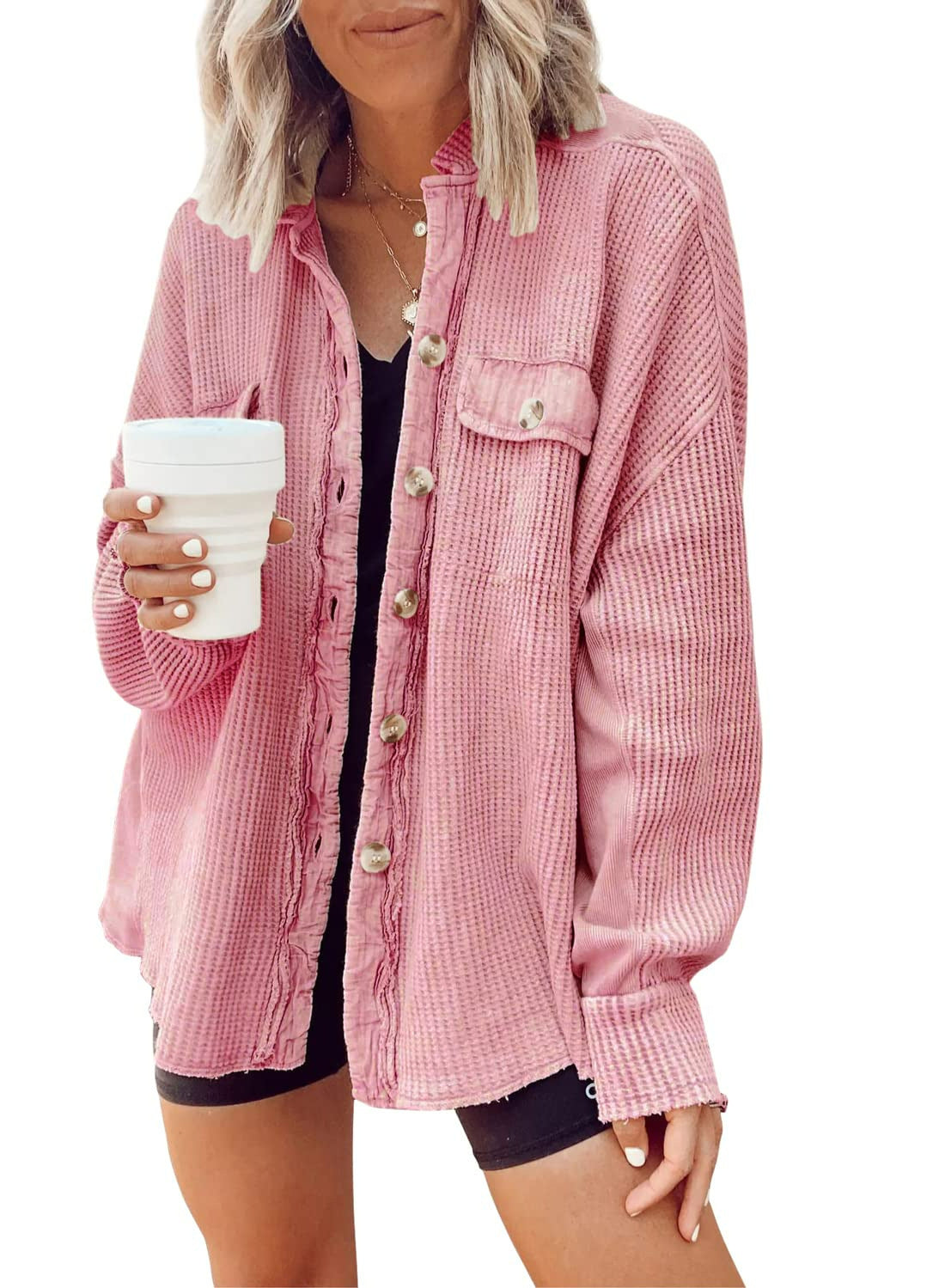 Lapel Long Sleeve Fashion Jacket