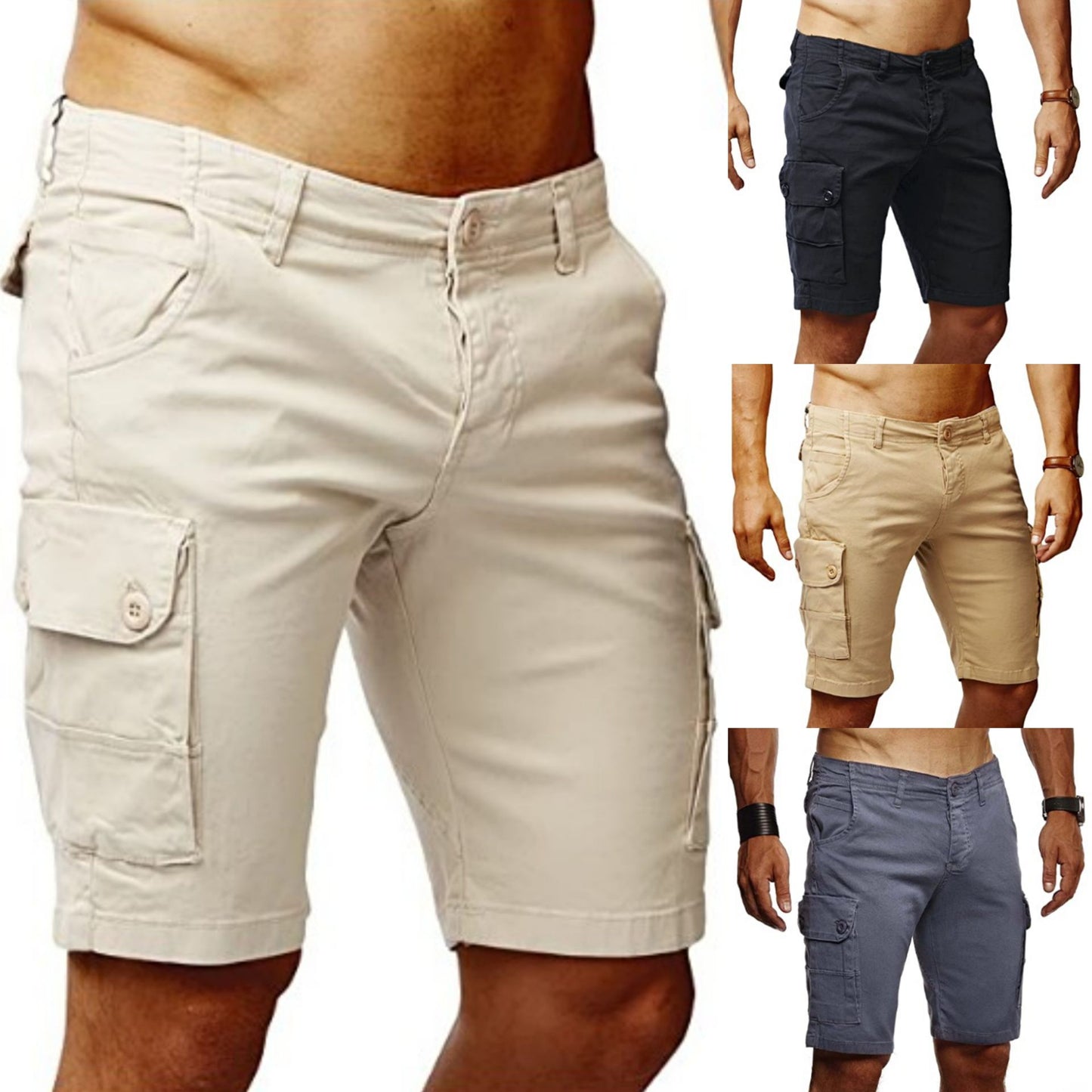 Multi Pocket Five Point Outdoor Shorts