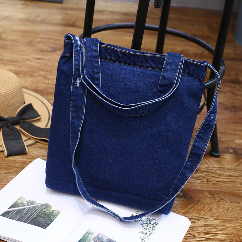 Dual-purpose Denim Satchel