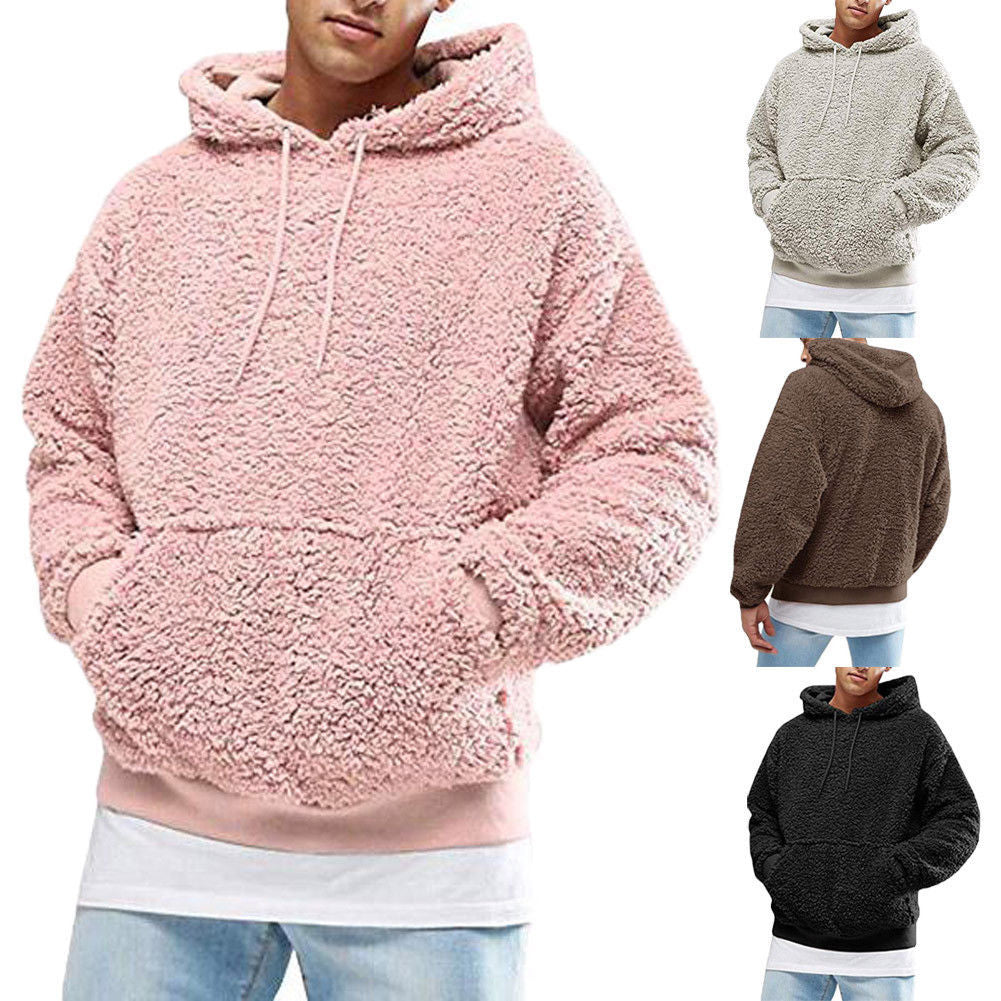 Fluffy Fleece Hooded Winter Sweatshirts